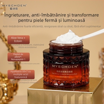 Mască de față cu lut pentru albire — hidratare, calmare, luminozitate, 100 ml, Guangzhou