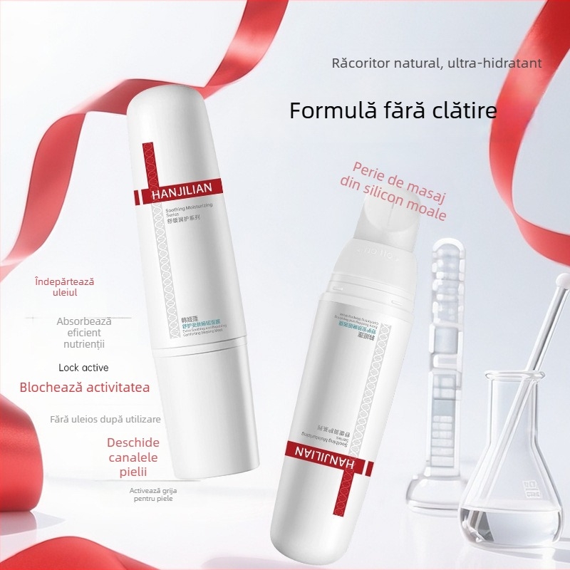 Mască de noapte calmantă Hanjilian – mască cremă-gel pentru hidratare, calmare și netezire a pielii; pentru ten mixt; 3 ani de valabilitate