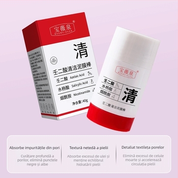 Masca de nămol cu acid azelaic – porii se strâng, controlul sebumului, curățare profundă, hidratare.