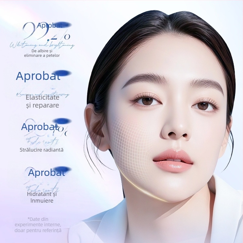 Mască de noapte pentru albire a pielii, anti-pete și reparare — mască crem-gel, 80 ml, hidratare, pentru ten mixt, durată de valabilitate 3 ani