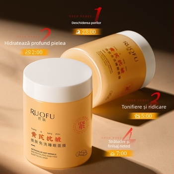 Mască de față cremă-gel cu Astragalus – hidratare, anti-îmbătrânire, fermitate și uniformizarea tonului pielii