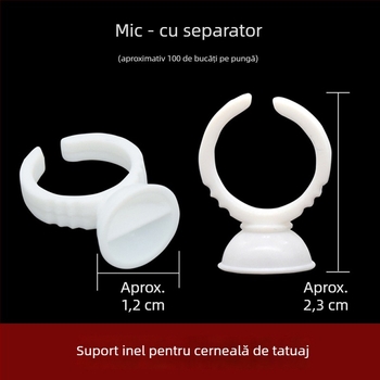 Cupa pentru pigmenți de tatuaj, vas pentru pigmenți, tavă pentru lipici gene – utilizare universală