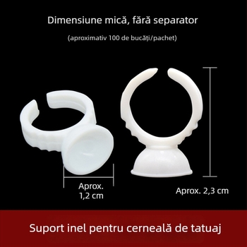 Cupa pentru pigmenți de tatuaj, vas pentru pigmenți, tavă pentru lipici gene – utilizare universală