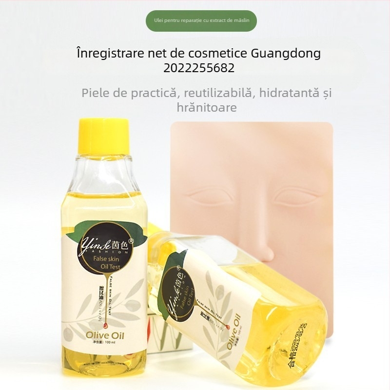 Piele de practică pentru machiaj semi-permanent al sprâncenelor – silicon, brand Indy, utilizare generală, etichetă privată disponibilă