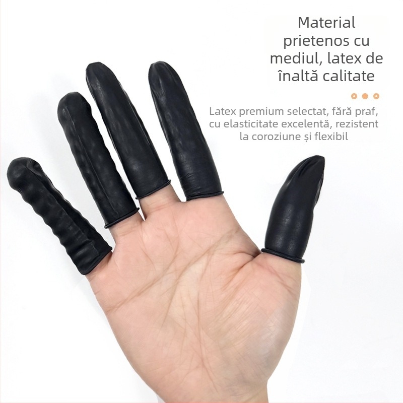 Capace degetelor de unică folosință pentru manichiură (nealunecoase, anti-statice, din cauciuc)