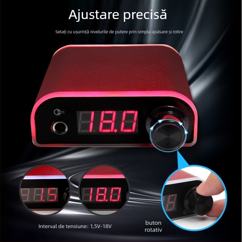 Sursă de alimentare pentru tatuaje - de înaltă calitate, model Rainbow tattoo power supply, brand Yin Color, 1 pachet, origine Guangzhou, nu este importat.