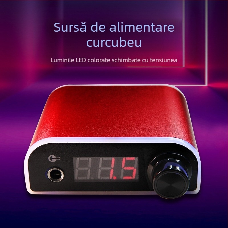 Sursă de alimentare pentru tatuaje - de înaltă calitate, model Rainbow tattoo power supply, brand Yin Color, 1 pachet, origine Guangzhou, nu este importat.