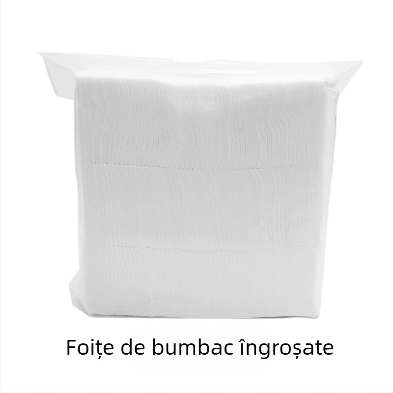 Dischete demachiante din bumbac gros, bumbac pur, pentru îndepărtarea machiajului, 500 bucăți