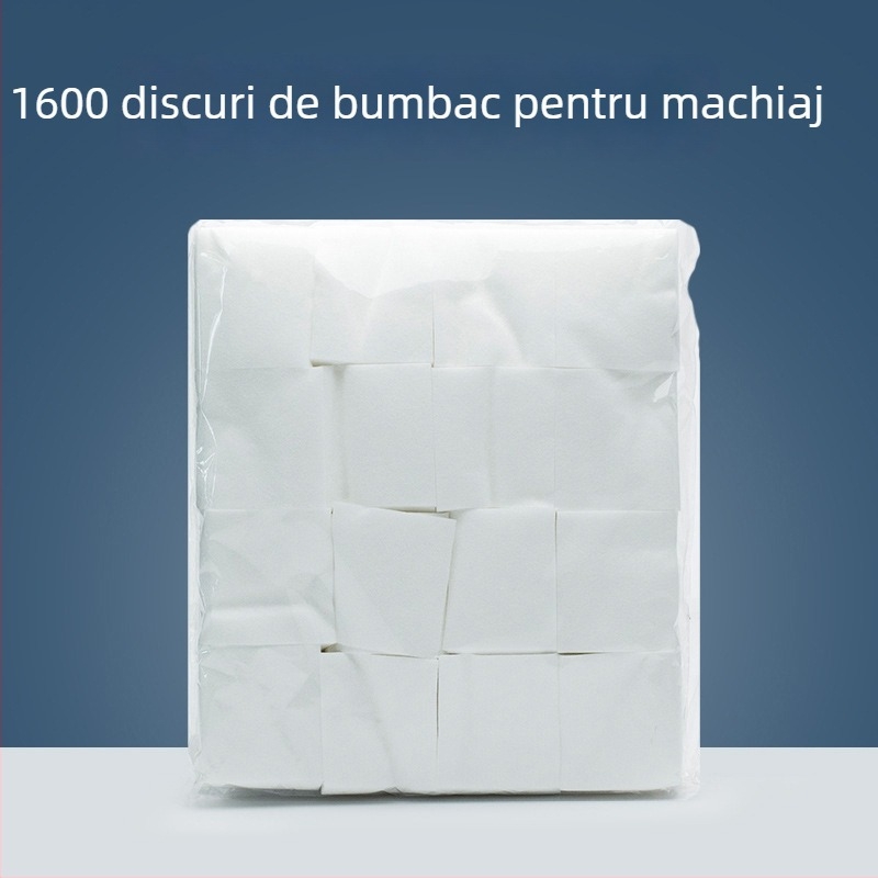 Discuri demachiante din bumbac 100% pentru degresare și îndepărtarea machiajului, destinat tatuajelor semi-permanente, 1600 bucăți, origine: Guangzhou