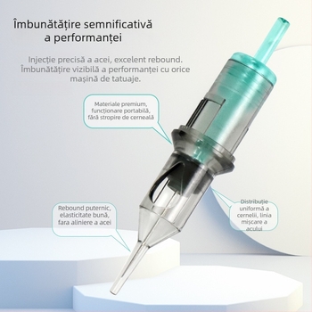 Vârf de ac PMU, de unică folosință, All-in-One pentru tatuaj sprâncene, buze și linie a ochilor