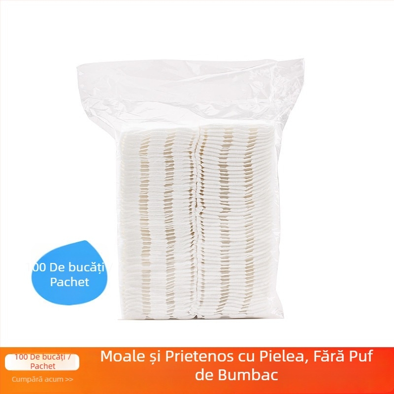 Indy Dischete demachiante din bumbac îngroșate – fără scame, pentru față, pregătite pentru etichetă privată