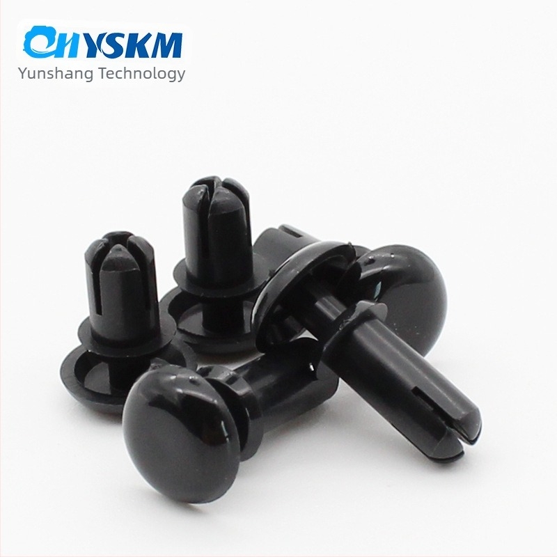 R-tip nailon rivet cu extindere din plastic și cataramă; Material: Nylon PA-66; Standard: Standard Național; Tip de pin: cuie de presiune