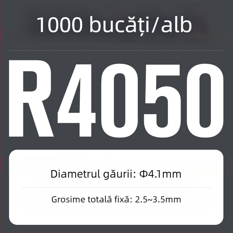 R-tip nailon rivet cu extindere din plastic și cataramă; Material: Nylon PA-66; Standard: Standard Național; Tip de pin: cuie de presiune