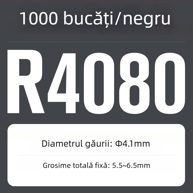 R-tip nailon rivet cu extindere din plastic și cataramă; Material: Nylon PA-66; Standard: Standard Național; Tip de pin: cuie de presiune