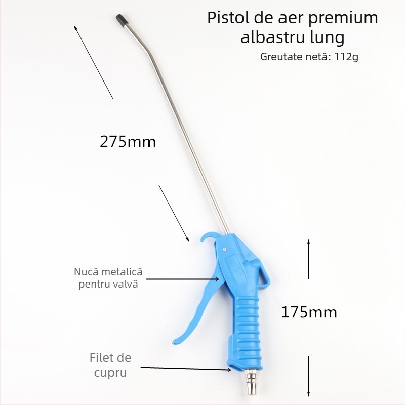 Sanyu AR-10 pistol pneumatic pentru suflare praf, de înaltă presiune, piston din plastic-otel, 0,15 kg