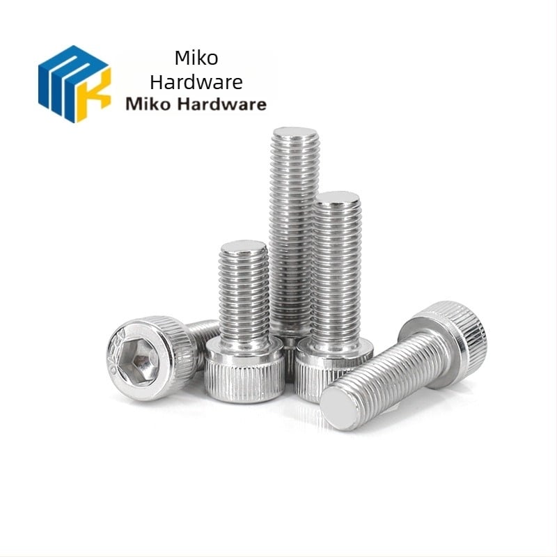 Șurub cu cap cilindric și șa hexagonală, DIN 912, oțel inoxidabil A4-70, finisaj alb