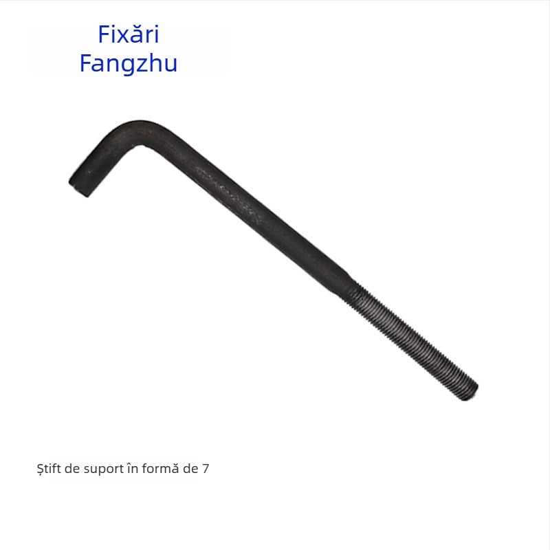Șuruburi de ancorare pentru structuri din oțel – componente încorporate, GB799, oțel din carbon Q235, suprafață: culoare naturală