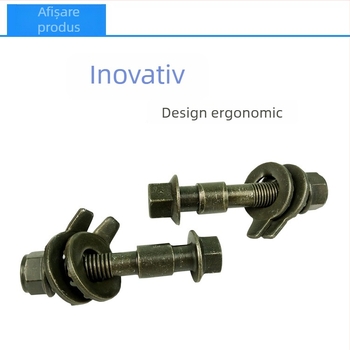 Șuruburi eccentrice pentru poziționare pe patru roți, clasa 12.9, oțel carbon, tratament de suprafață Dacrotizing, DIN 65438-1993, lungime 80 mm