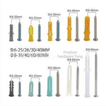 Șuruburi autoforante din oțel inoxidabil, rezistență înaltă, 200 buc, în cutie combinată (Clasa B, Nivel 4,8)