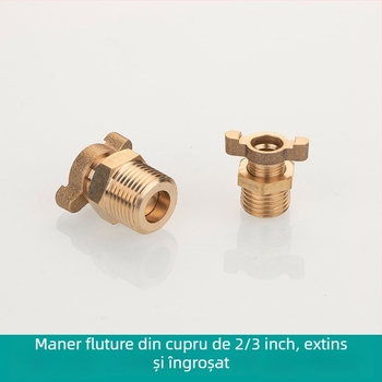 Ventil de drenaj din cupru pentru compresor de aer, acționare manuală, flux unidirecțional, drenaj apă