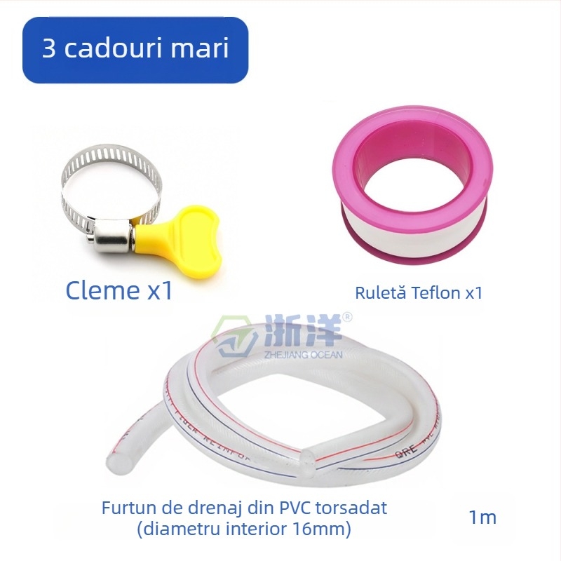 Valvă de drenaj pentru încălzire în pardoseală, din cupru, placare cupru-nichel, montaj în spirală, pentru apă