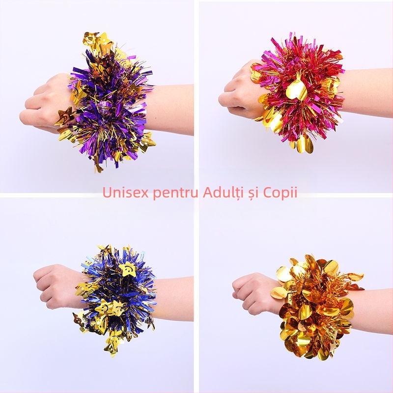 Longxin brățară de încheietură cu paiete, cu floare, pentru ceremonia de deschidere