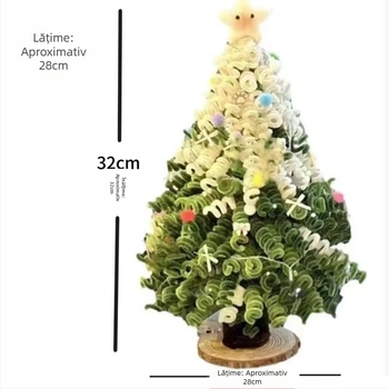 Tip produs 001 – Bețișor învârtitor pentru brad de Crăciun; Brand HRH; Material: bețișor răsucitor; Utilizare: ornamente; Producție: prototip rapid