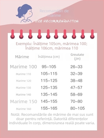 Jeansi pentru fete, stil coreean, 90.1% bumbac, talie medie cu elastic, finisaj moale, pantaloni lungi