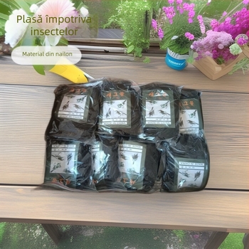 Plasă anti-păsări pentru terenuri agricole și aeroporturi — nailon, deschidere 4, diametru fir 150 d, durată de viață 0,6