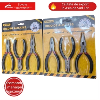 Set de 3 clește pentru sârmă, handmade, cu vârfuri diagonale, personalizabil, din oțel unelte, 0,03 kg