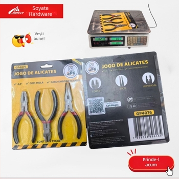 Set de 3 clește pentru sârmă, handmade, cu vârfuri diagonale, personalizabil, din oțel unelte, 0,03 kg