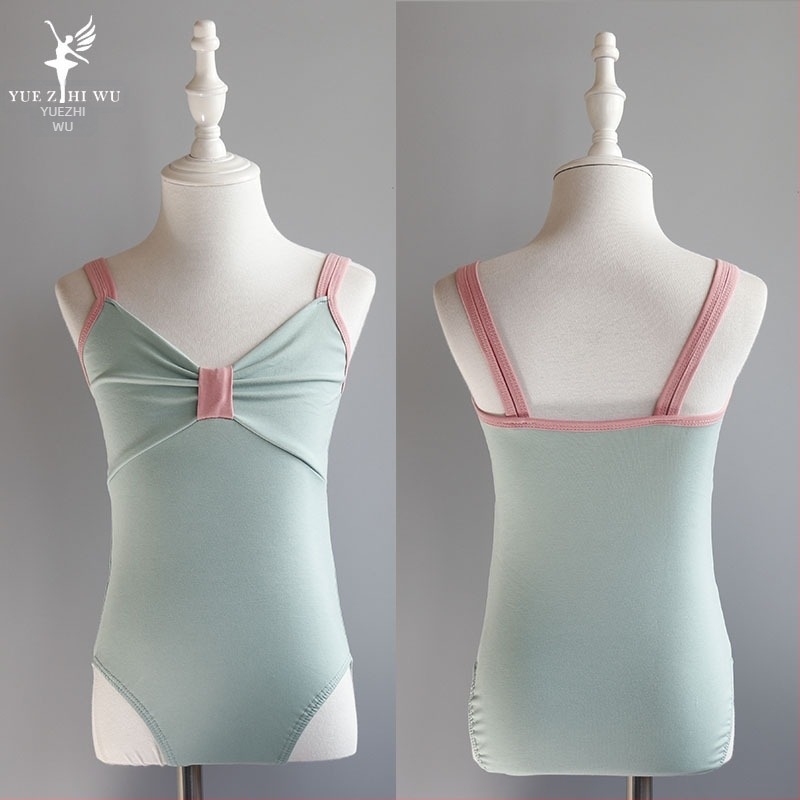 Salopetă de dans pentru copii – vară, din bumbac 95%, cu prelucrare moale, stil prințesă