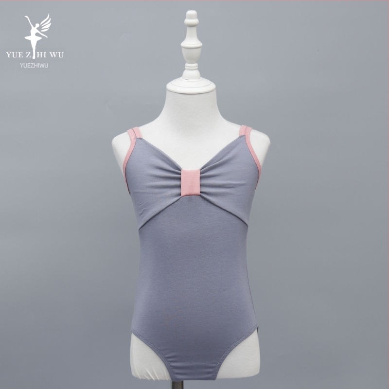 Salopetă de dans pentru copii – vară, din bumbac 95%, cu prelucrare moale, stil prințesă