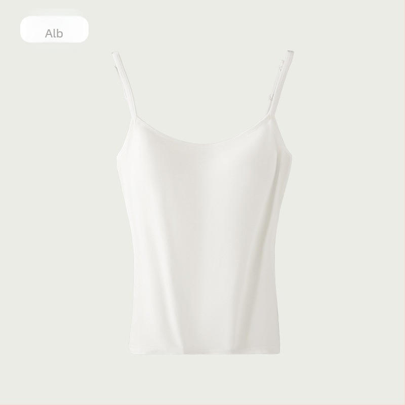 Top de dans pentru femei — top de tip camisole pentru antrenament, material amestec de bumbac cu 50% viscoză; căptușeală din același amestec cu 50% spandex; potrivit pentru street dance, balet, latin și dans modern.