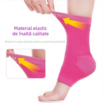 Protecție pentru gleznă din nylon, caldă, potrivită pentru yoga, fitness și dans