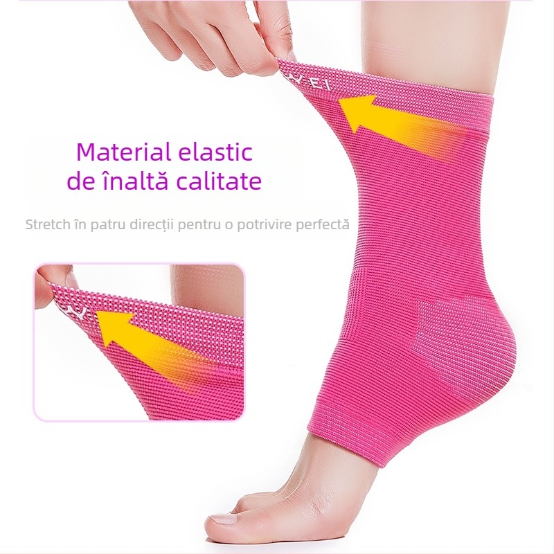Protecție pentru gleznă din nylon, caldă, potrivită pentru yoga, fitness și dans