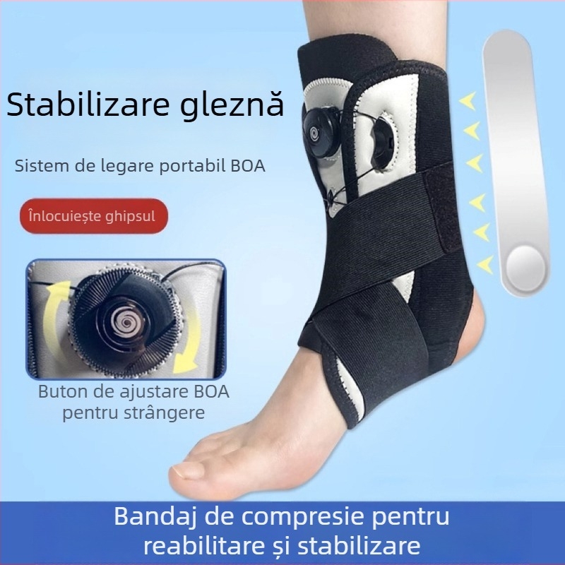 Suport gleznă Tartini – Lycra Microfiber, Protecție gleznă, Pentru diverse sporturi