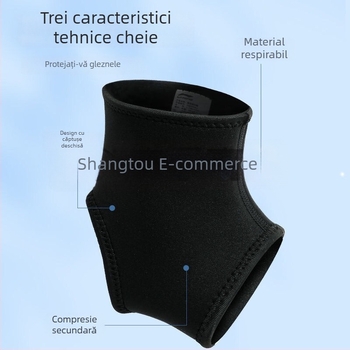 Upper Suport pentru gleznă pentru stabilizarea și reabilitarea articulației – structură din spandex, potrivire universală, protecție gleznă