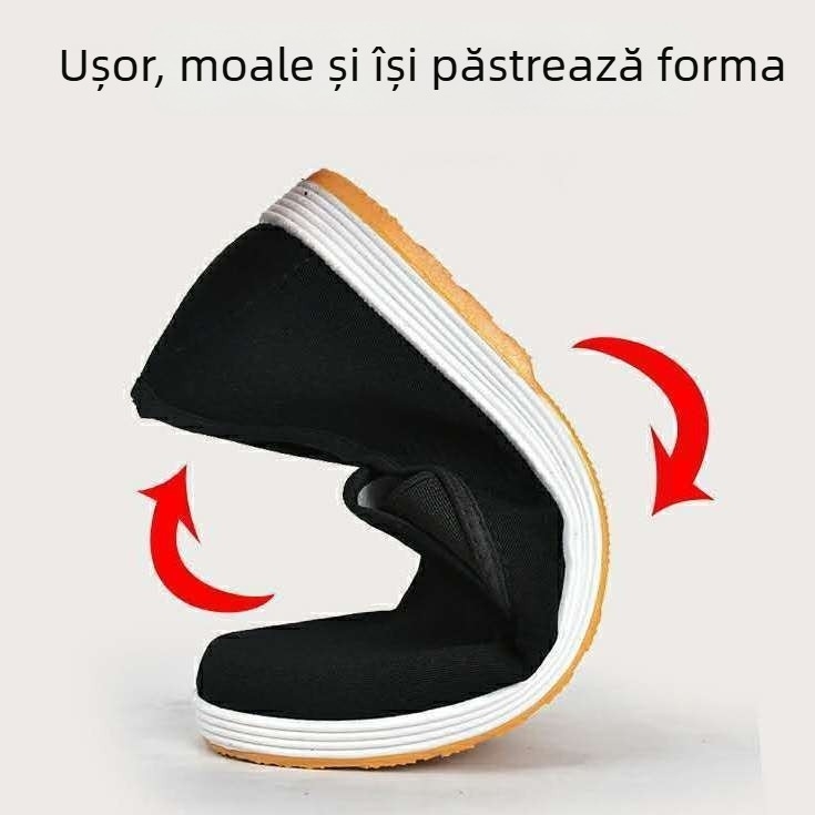Pantofi din pânză, unisex, partea superioară din bumbac, talpă din material compozit, respirabili