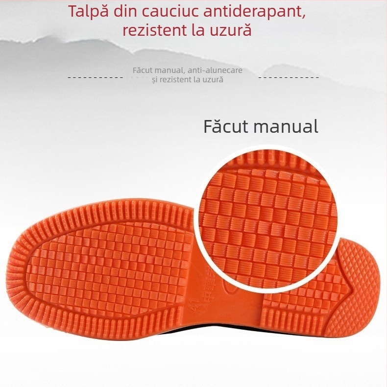 Pantofi din pânză, unisex, partea superioară din bumbac, talpă din material compozit, respirabili