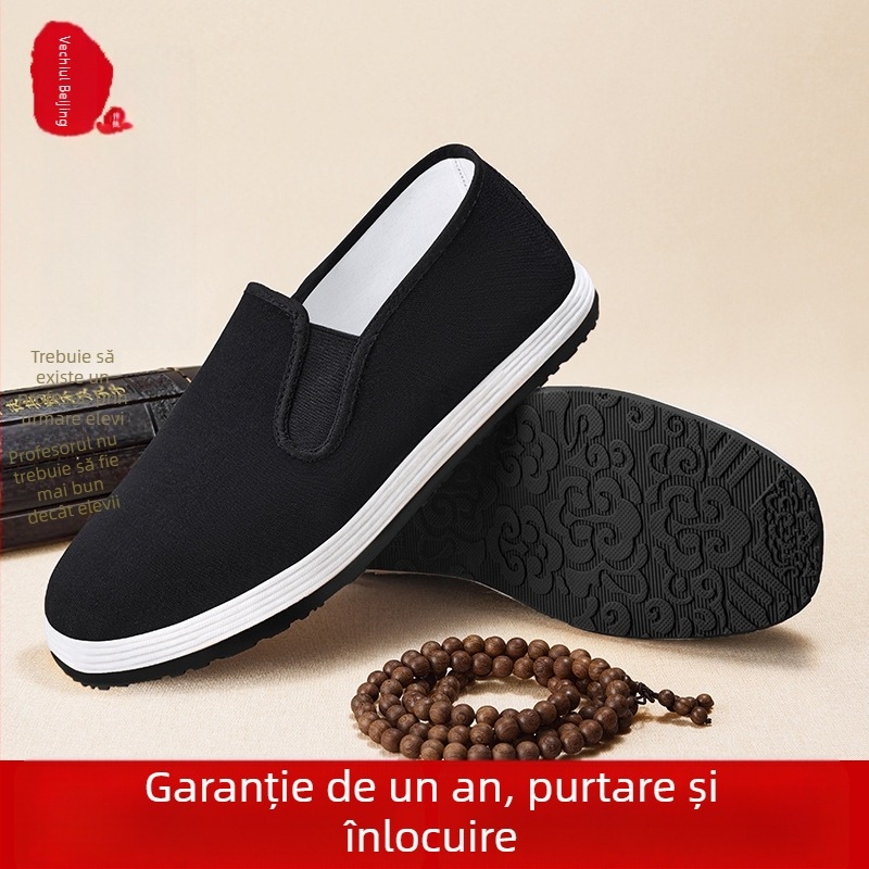 Pantofi balerini din pânză, vârf rotund, deschidere joasă, talpă PVC, căptușeală din pânză