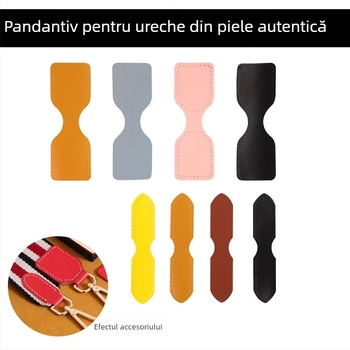 Yiyaxuan Accesorii din Piele pentru Geantă – Piele Naturală, Două Straturi de Piele de Vită, Personalizabil, Culoare Solidă
