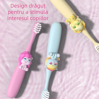 Periuță de dinți manuală pentru copii cu peri moi (ambalaj de șase bucăți; model CKT25-9-1; Brush mibala; pentru copii)