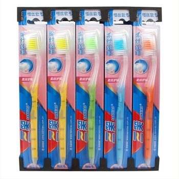 Periuță de dinți pentru adulți, Manuală, Curățare interdentală, Arc în formă de val, Ambalare individuală