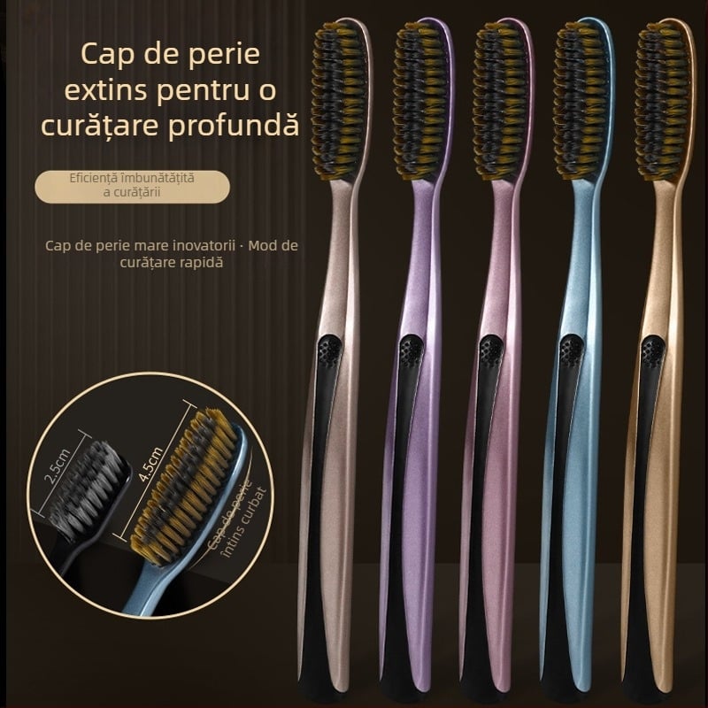 Periuță de dinți Healthy, peri moi, pentru adulți, manuală, 5 buc.