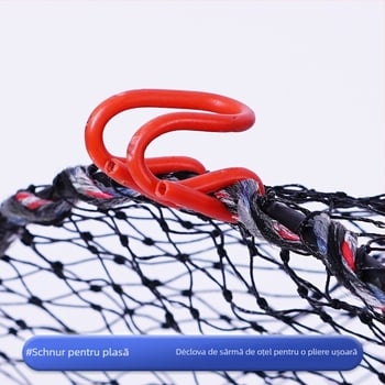 Yu Lai cușcă pliabilă din nylon pentru creveți, plasă de pescuit