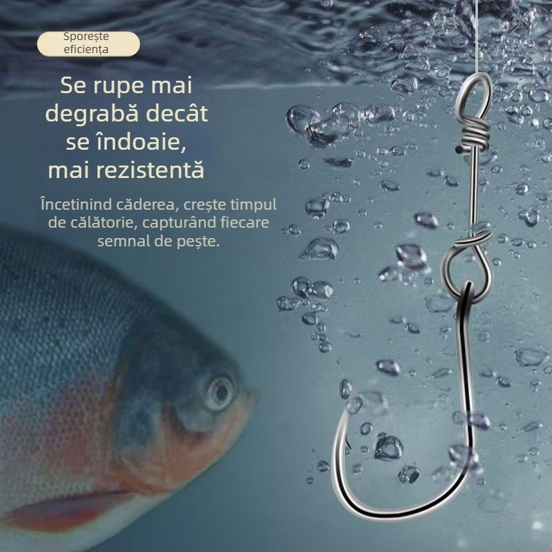 Cârlig pentru caras – cârlig dublu cu vârfuri pentru pescuit în apă dulce, rezervor; Treasure in the Lake