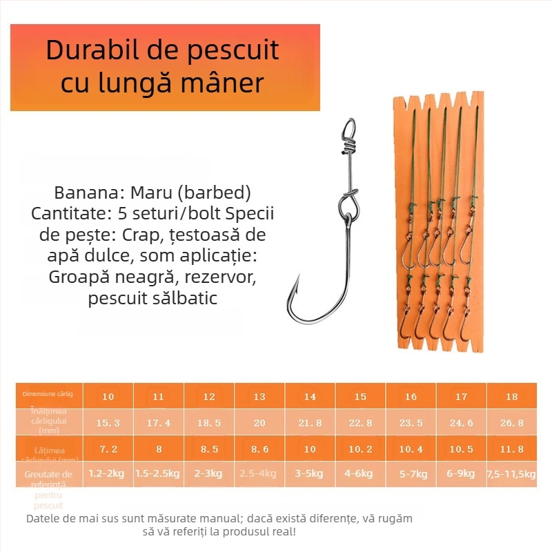 Cârlig pentru caras – cârlig dublu cu vârfuri pentru pescuit în apă dulce, rezervor; Treasure in the Lake