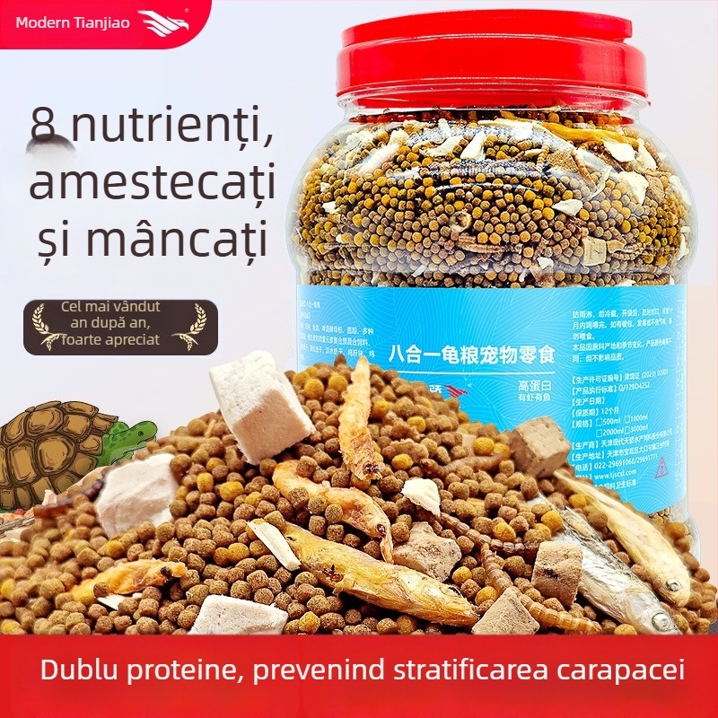 Hrană pentru țestoase – granule, hrană pentru animale de acvariu, marcă Modern Tianjiao