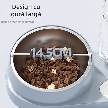 Vas pentru apă și hrană pisicilor; materiale: PP, PET, oțel inoxidabil; pentru pisici